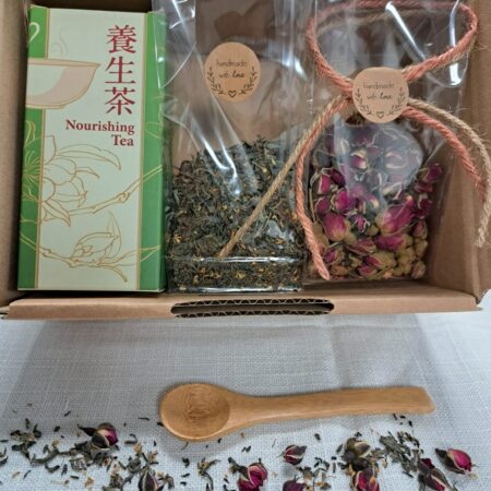 yangsheng nutrition gift box van gui hua osmanthus thee, rozenbloesem en goji bessen
