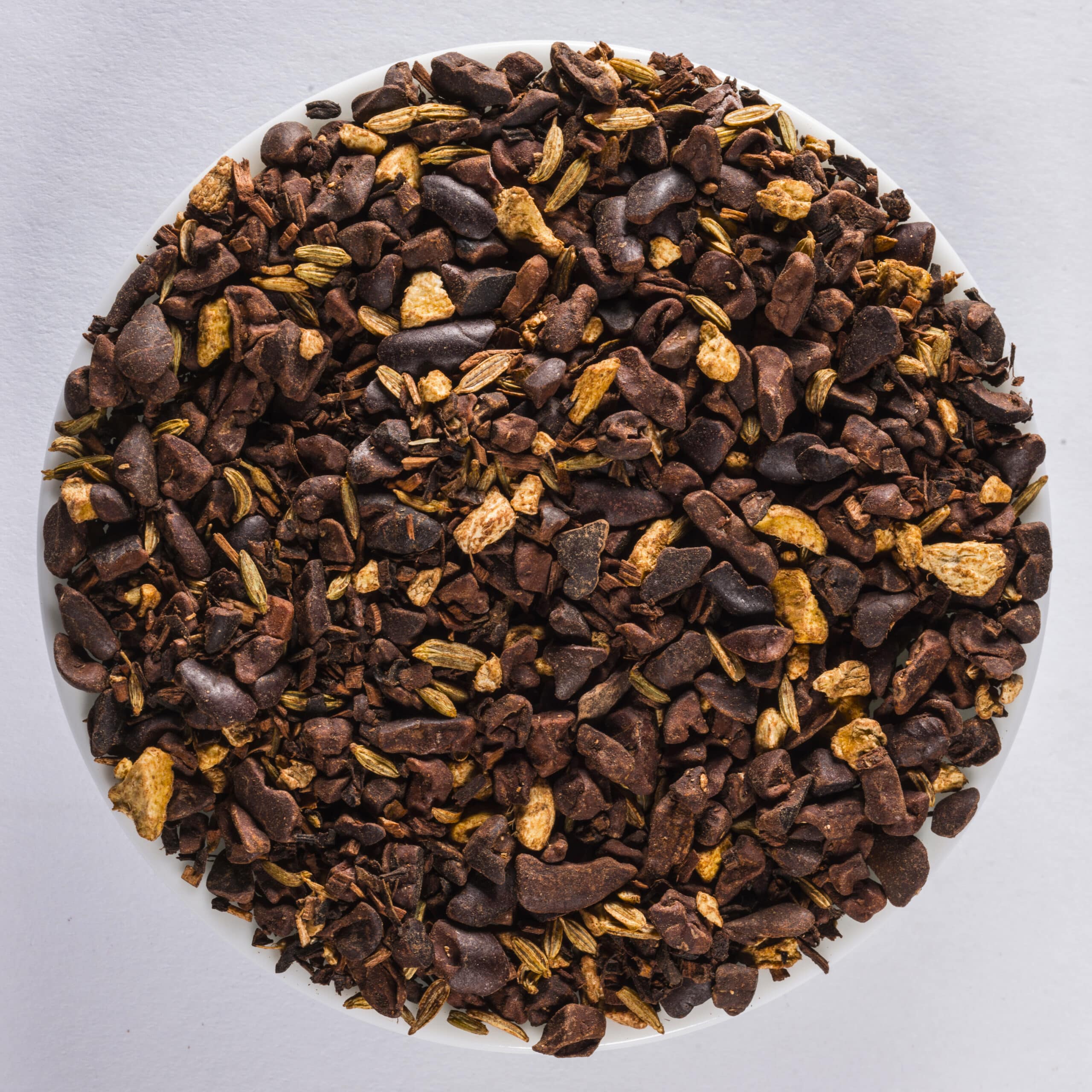 Gember Cacao Thee 1 Ginger Cacao Tea kruidenmelange